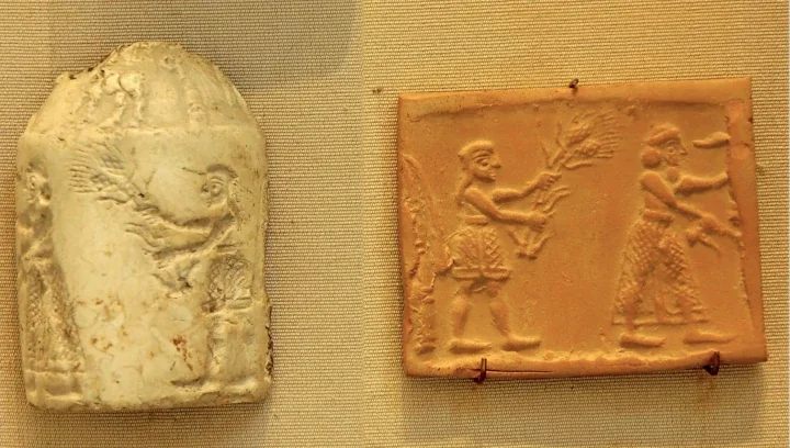 Шумерська циліндрична печатка Урукського періоду